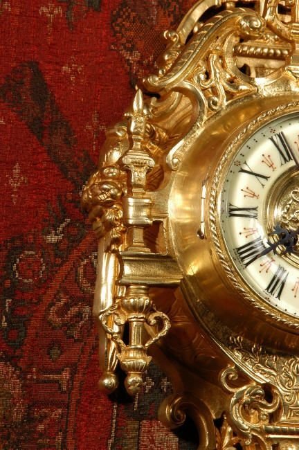 fig 4. Antique French Cartel Wall Clock
by Japy Freres, French - Circa 1880.